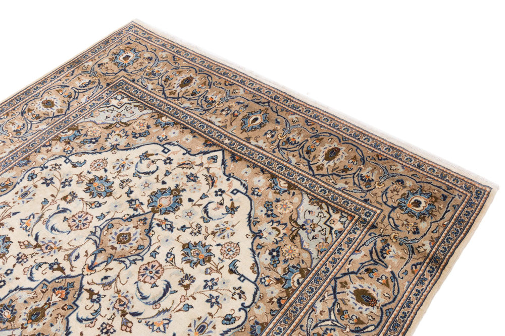 Perserteppich - Keshan - 198 x 330 cm - creme