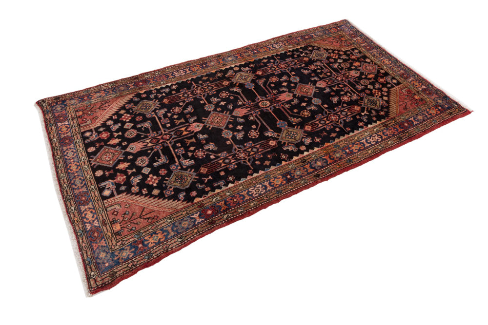 Perserteppich - Nomadic - 130 x 240 cm - dunkelblau