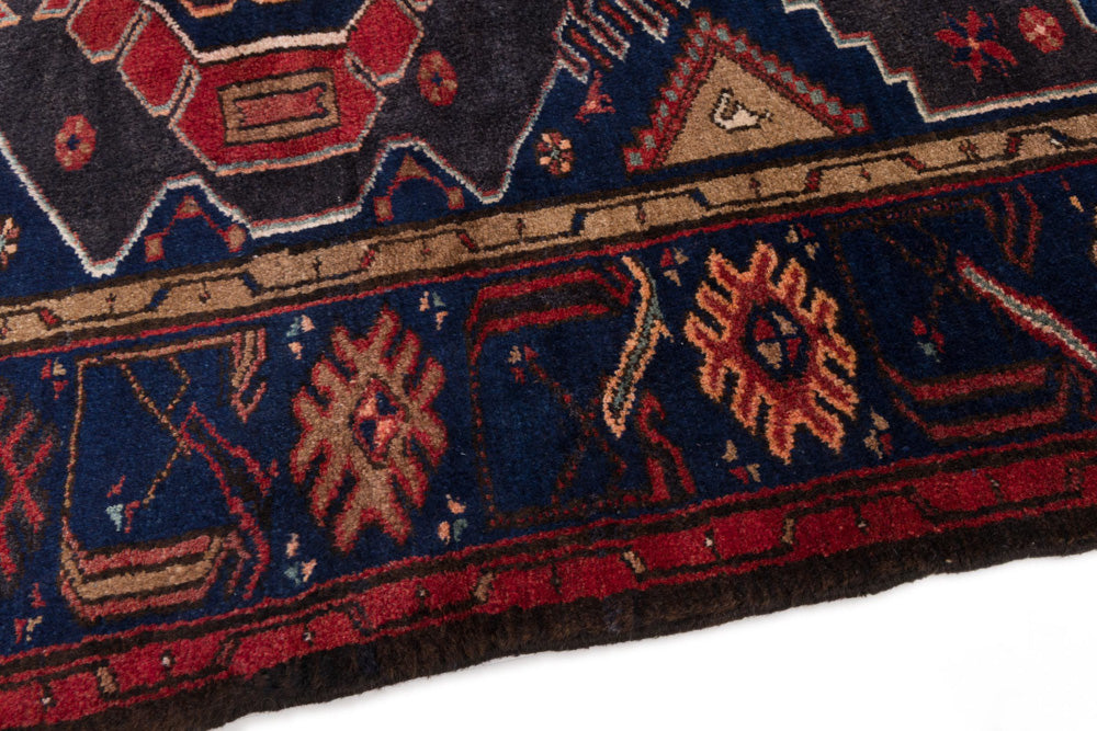 Perserteppich - Nomadic - 205 x 140 cm - dunkelrot