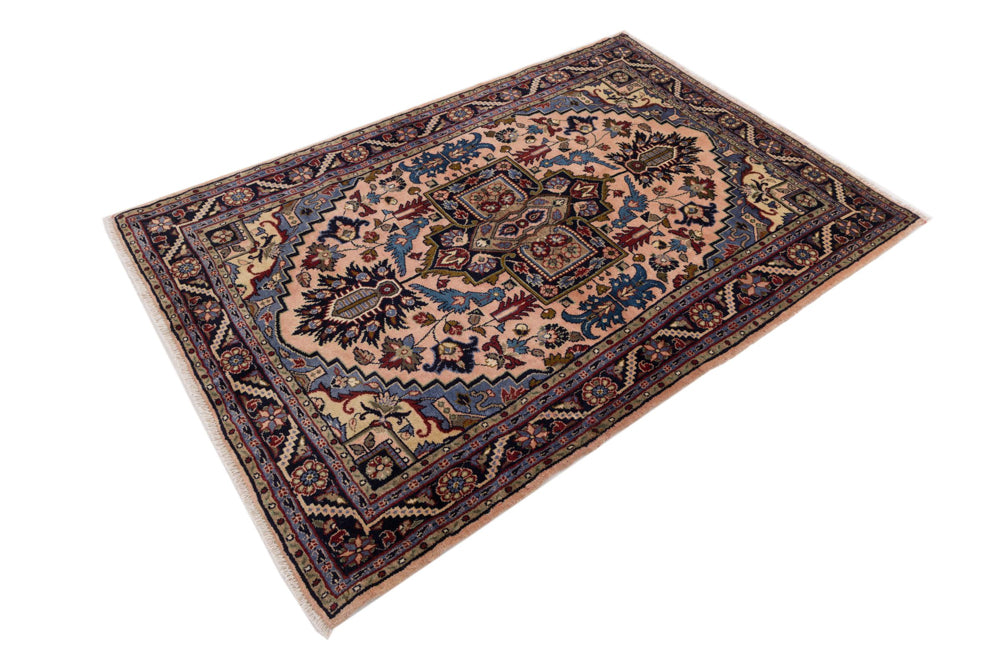 Perserteppich - Nomadic - 135 x 195 cm - hellrot