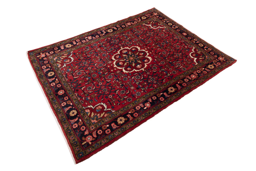 Perserteppich - Nomadic - 150 x 200 cm - dunkelrot