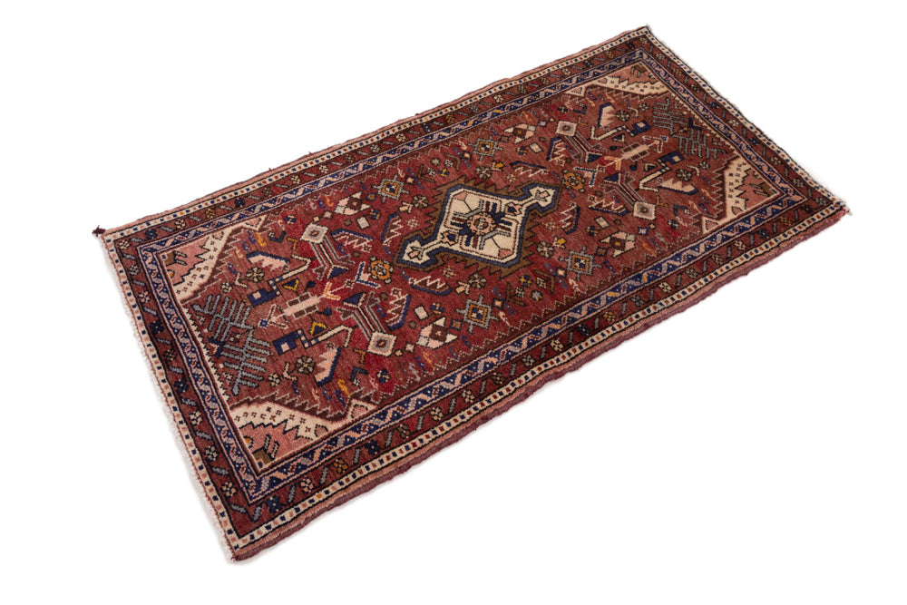 Perserteppich - Nomadic - 137 x 72 cm - rost