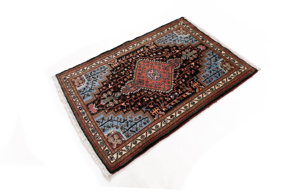 Perserteppich - Nomadic - 115 x 80 cm - mehrfarbig