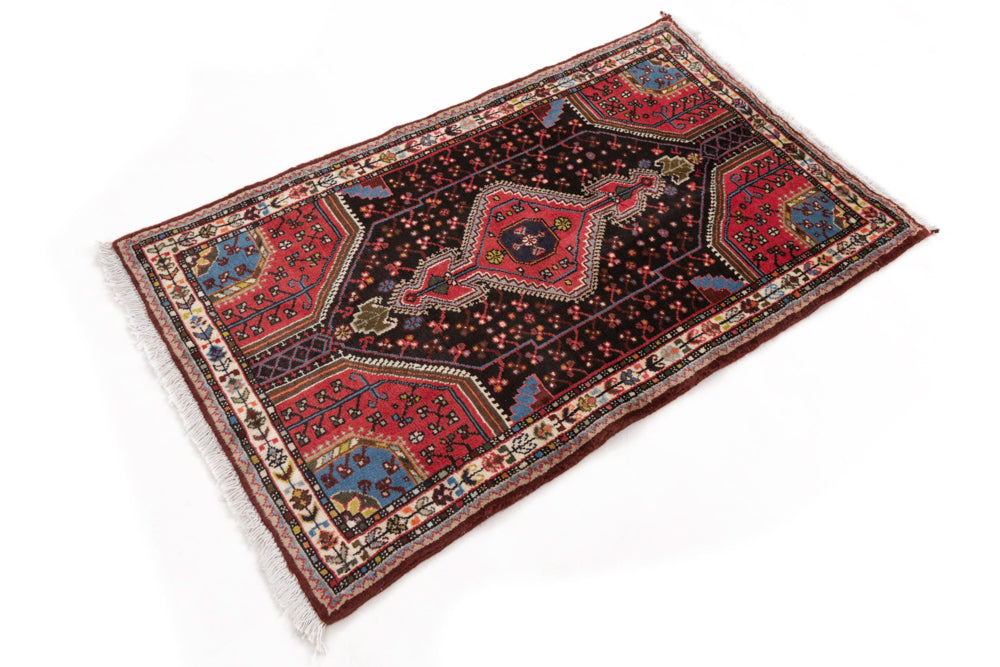 Perserteppich - Nomadic - 125 x 80 cm - rot
