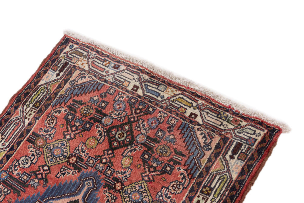 Perserteppich - Nomadic - 118 x 78 cm - dunkelrot