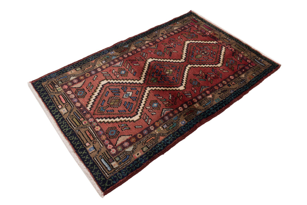 Perserteppich - Nomadic - 80 x 130 cm - rot