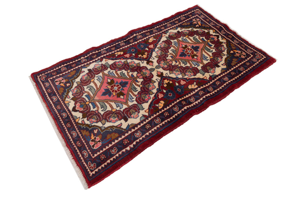 Perserteppich - Nomadic - 75 x 135 cm - mehrfarbig