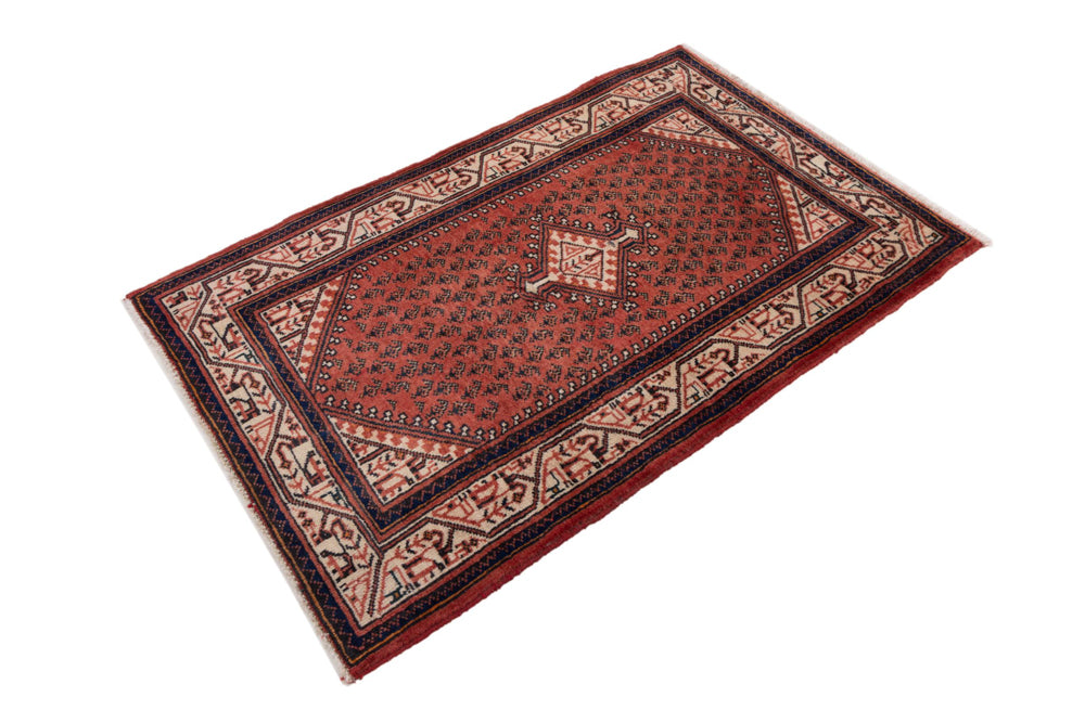 Perserteppich - Mir - 77 x 128 cm - rot