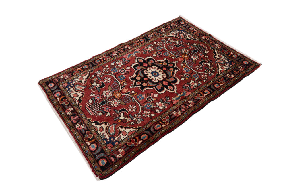 Perserteppich - Nomadic - 85 x 135 cm - rot