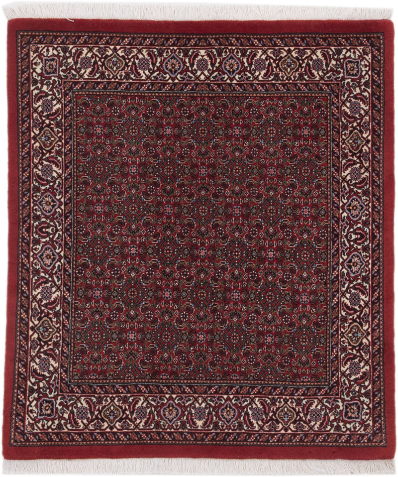 Perserteppich - Bidjar - Royal - 110 x 100 cm - dunkelrot