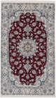 Perserteppich - Nain - 120 x 202 cm - rot