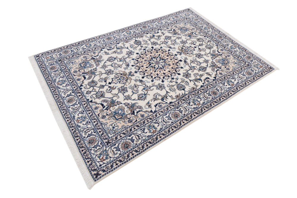 Perserteppich - Nain - 234 x 165 cm - creme