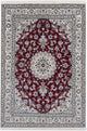 Perserteppich - Nain - 161 x 237 cm - rot
