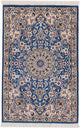 Perserteppich - Nain - 90 x 60 cm - blau