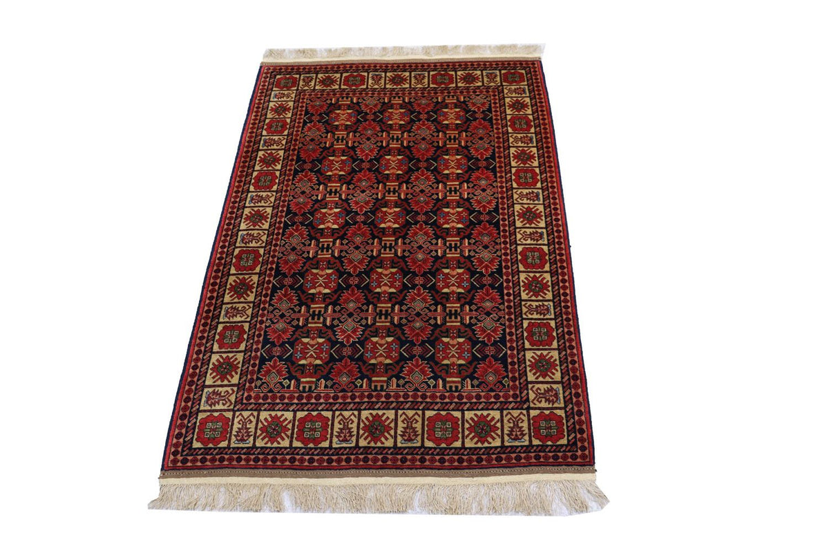 Afghan Teppich 182 x 121 cm - rot