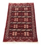 Afghan Teppich - Buchara 90 x 165 cm - dunkelrot