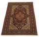 Afghan Teppich 126 x 193 cm - dunkelrot