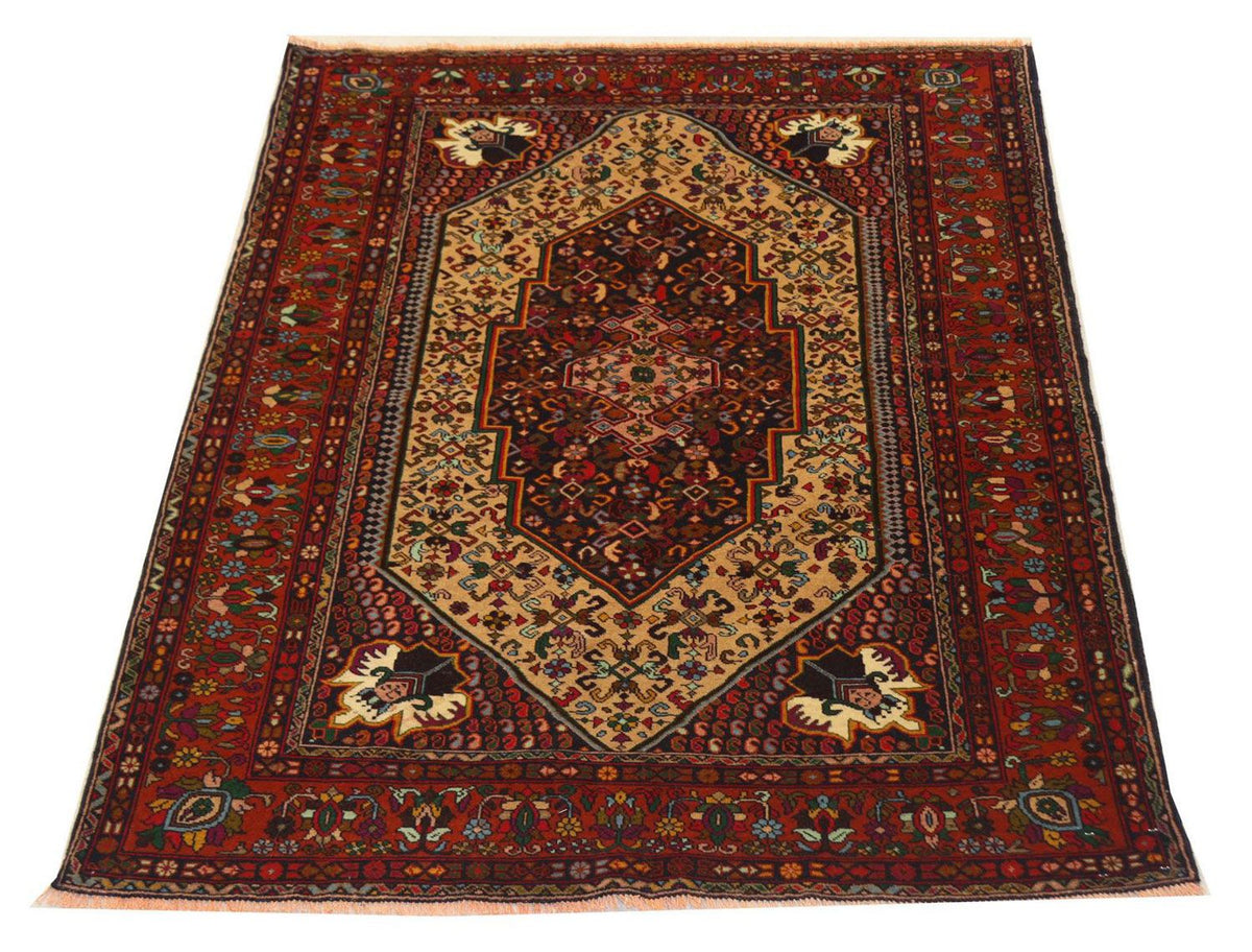 Afghan Teppich 187 x 125 cm - rot