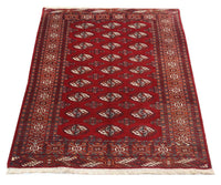 Afghan Teppich 165 x 120 cm - rot