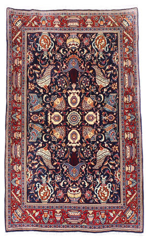Perserteppich - Classic 164 x 106 cm - dunkelblau