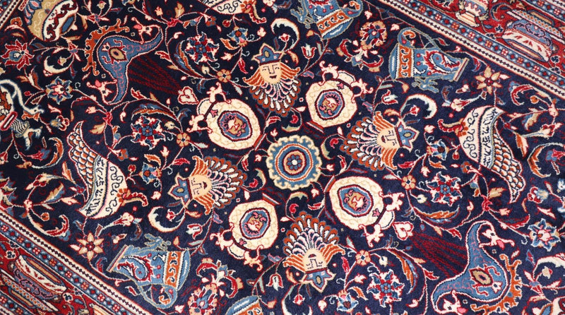 Perserteppich - Classic 164 x 106 cm - dunkelblau