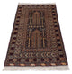 Belutsch Teppich 155 x 95 cm - schwarz