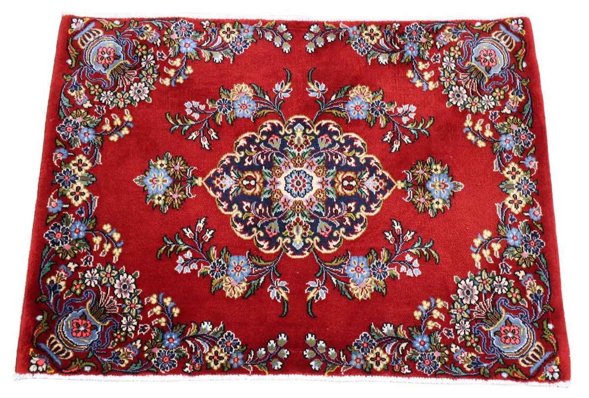 Perserteppich - Ghom 98 x 70 cm - rot