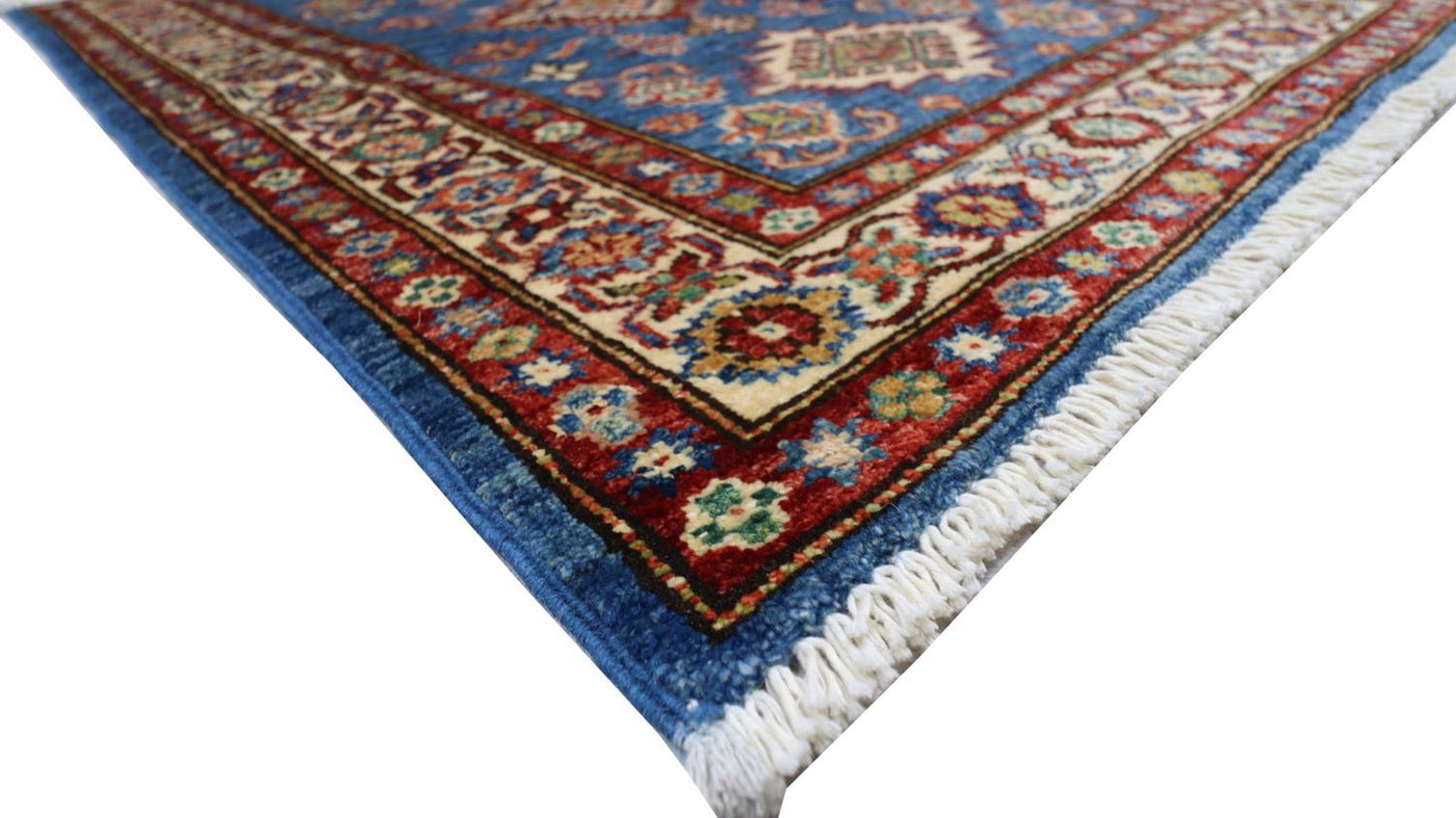 Ziegler Teppich - Kazak 118 x 82 cm - türkis