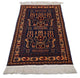 Afghan Teppich 144 x 95 cm - dunkelblau