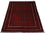 Afghan Teppich 196 x 147 cm - dunkelrot