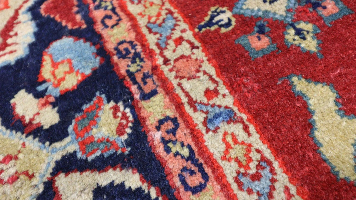 Orientteppich 205 x 139 cm - dunkelrot