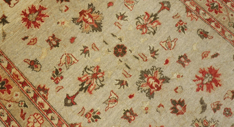 Ziegler Teppich 172 x 114 cm - dunkelbeige