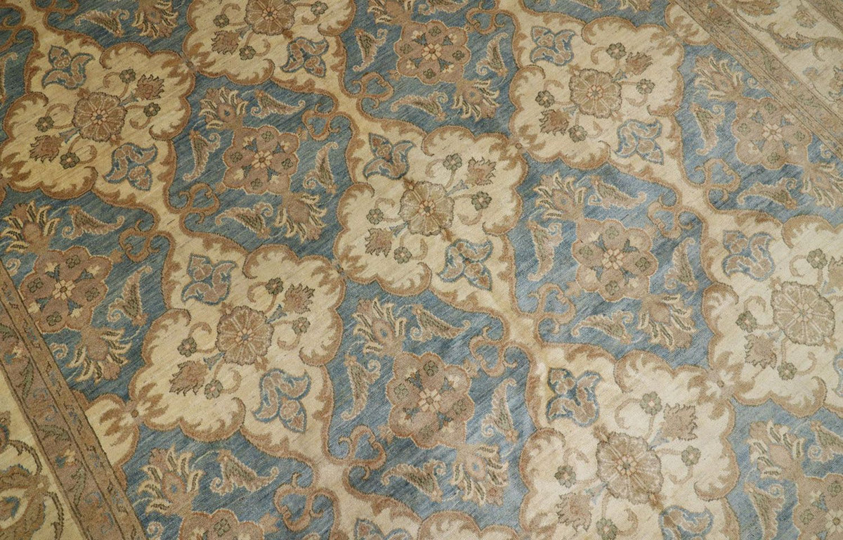 Ziegler Teppich 354 x 264 cm - türkis