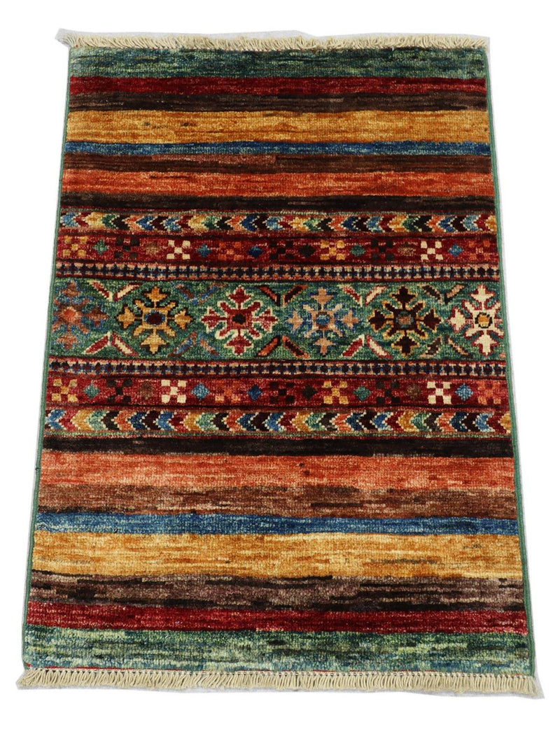 Ziegler Teppich 73 x 52 cm - mehrfarbig
