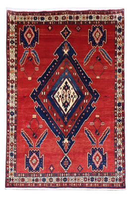 Perserteppich - Nomadic 212 x 154 cm - rot