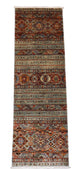 Ziegler Teppich 256 x 85 cm - olivgrün