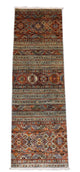 Ziegler Teppich 258 x 85 cm - olivgrün