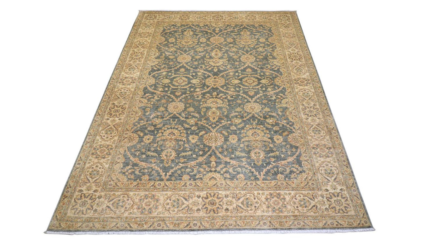 Ziegler Teppich 362 x 283 cm - dunkelblau