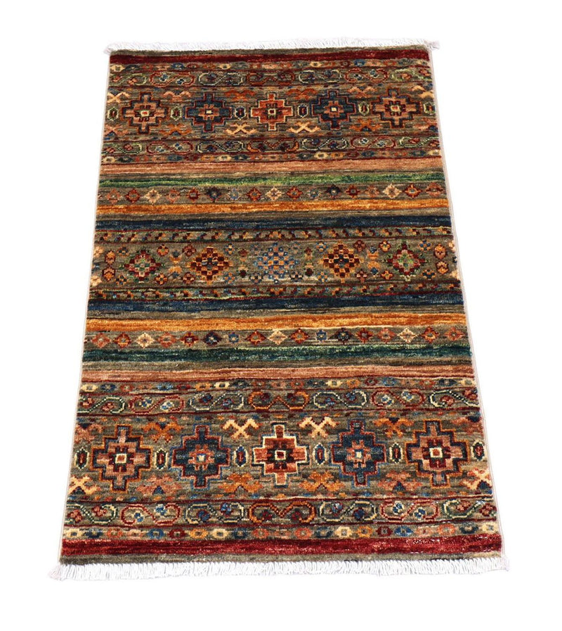 Ziegler Teppich 100 x 62 cm - mehrfarbig