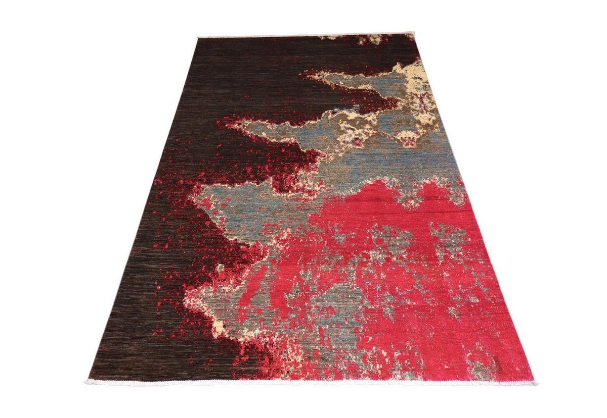 Ziegler Teppich 196 x 300 cm - dunkelrot