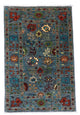 Ziegler Teppich 122 x 83 cm - seeblau