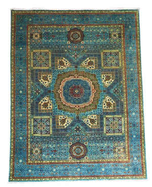 Ziegler Teppich 368 x 271 cm - türkis