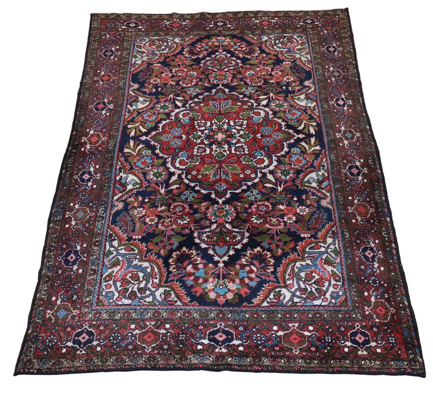 Perserteppich - Nomadic 205 x 142 cm - dunkelblau