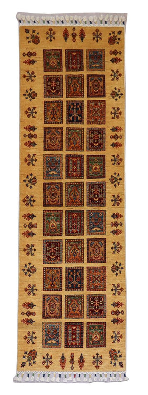 Ziegler Teppich 248 x 81 cm - dunkelrot