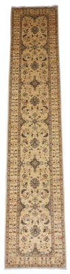 Ziegler Teppich 394 x 78 cm - beige