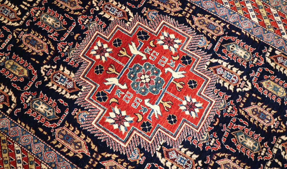 Ziegler Teppich 268 x 175 cm - dunkelblau