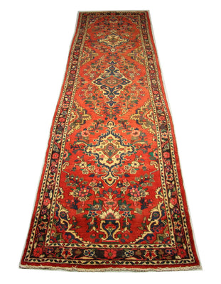 Perserteppich - Nomadic 453 x 113 cm - rot