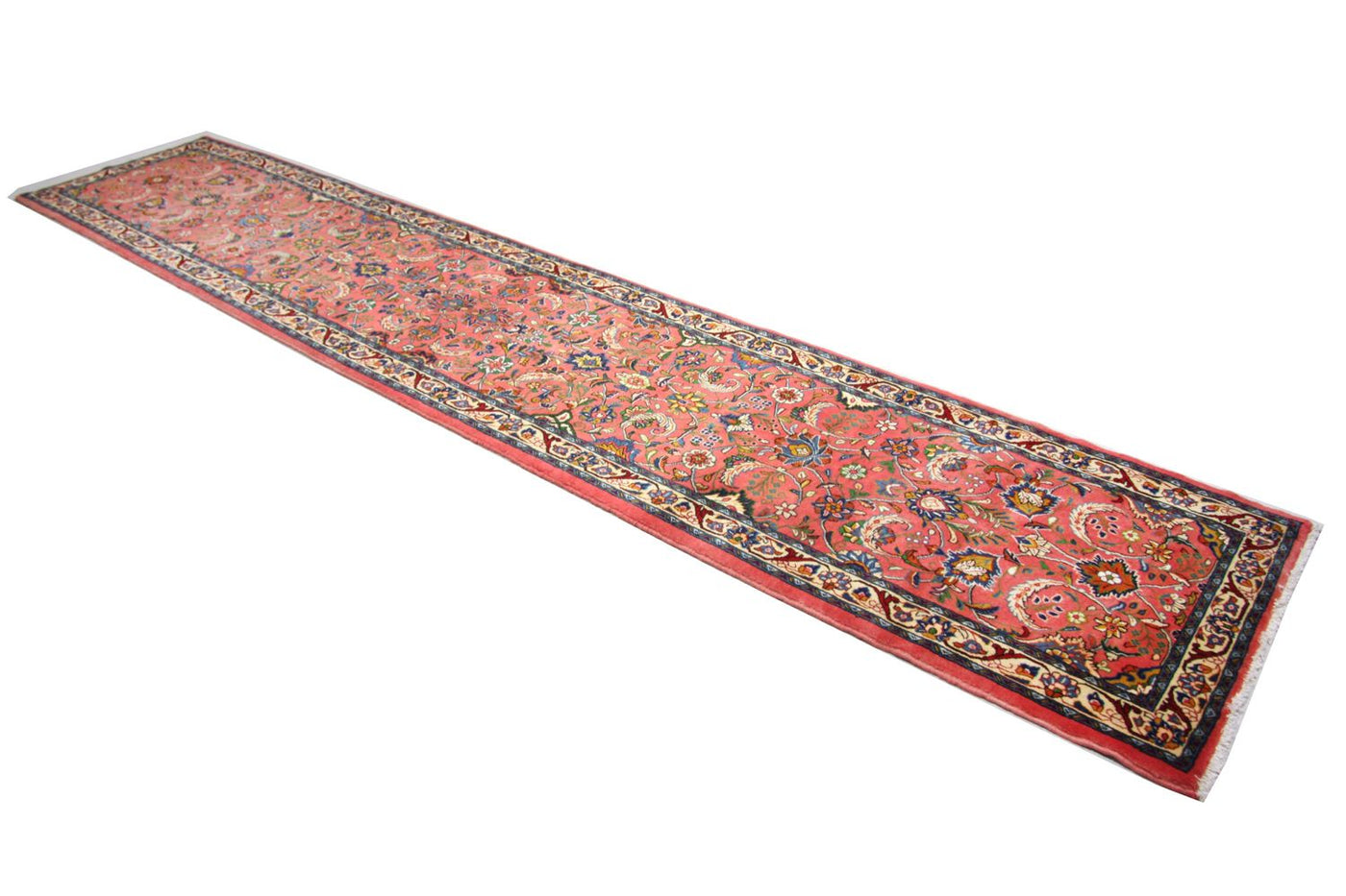 Perserteppich - Classic 406 x 80 cm - hellrot