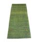 Gabbeh Teppich - Perser 233 x 84 cm - grün