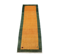 Gabbeh Teppich - Perser 285 x 86 cm - orange
